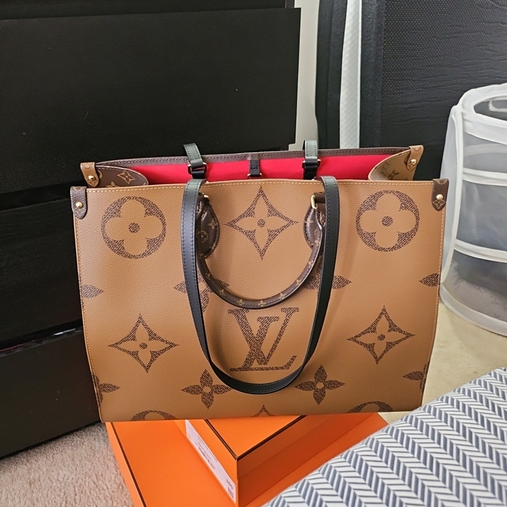 Louis Vuitton Brown Monogram Tote Bag